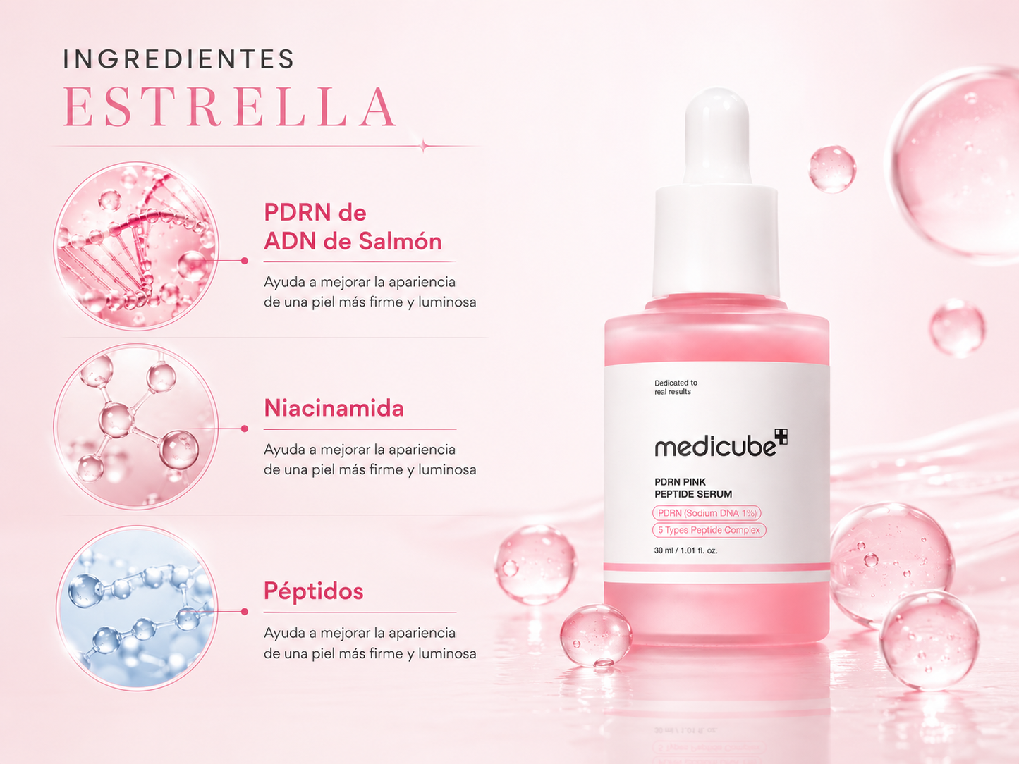 Suero Rosa de Hidratación Radiante